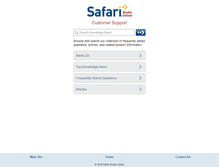 Tablet Screenshot of msupport.safaribooksonline.com