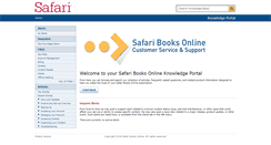 Desktop Screenshot of help.safaribooksonline.com